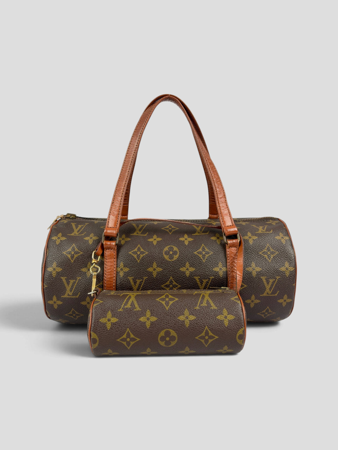 Louis Vuitton Monogram Papillon 30 aus Monogram Canvas in Braun/Ebenholz, Vorderansicht