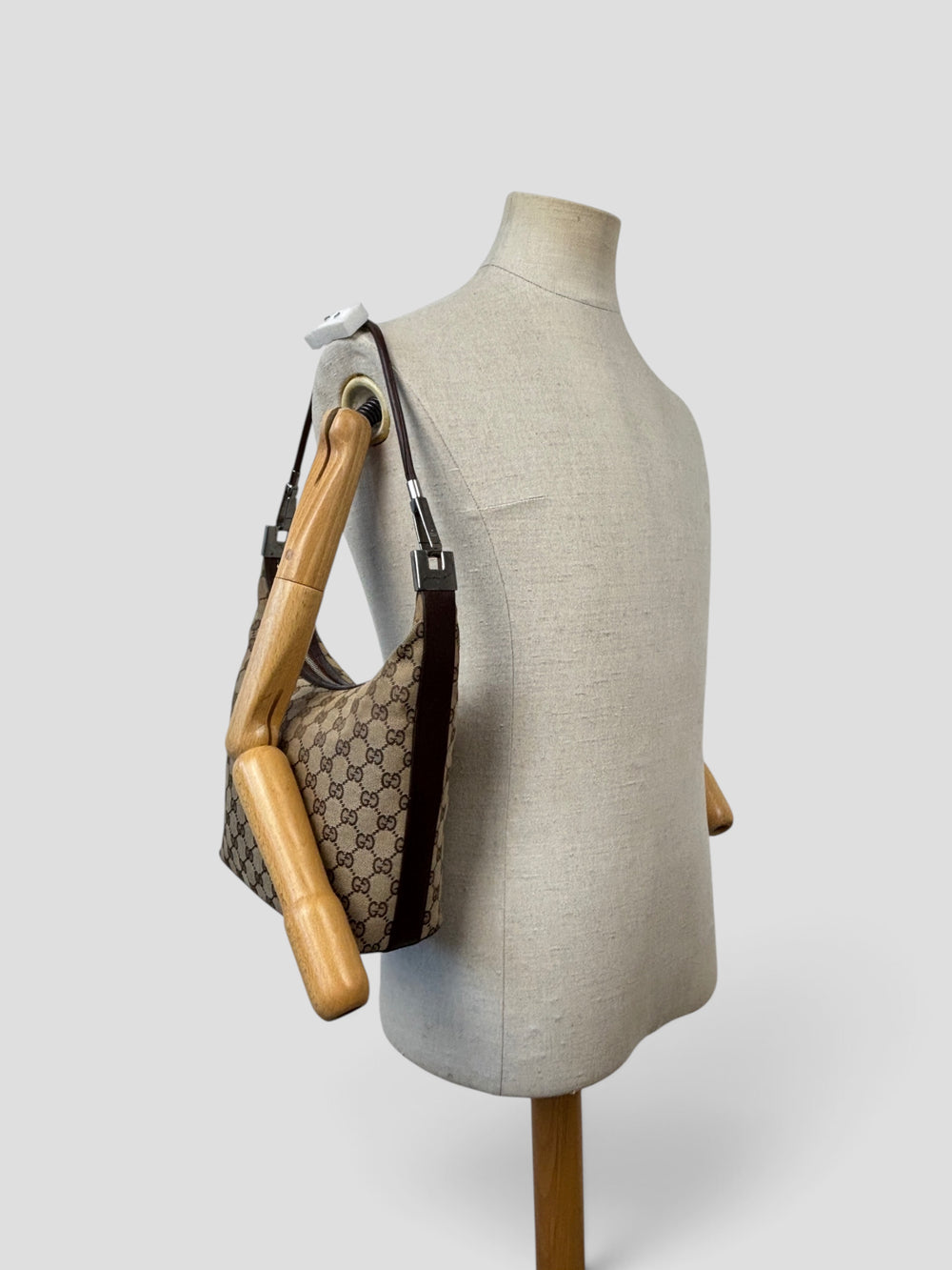 Gucci GG Canvas Hobo Shoulder Bag