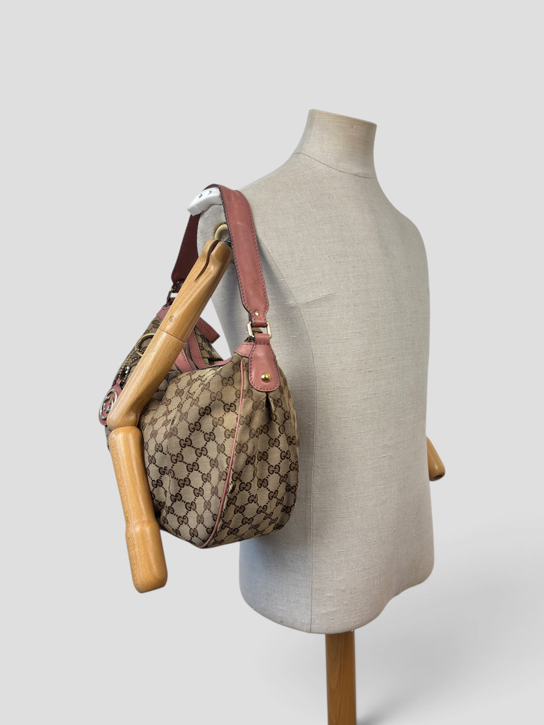 Gucci Sukey GG Canvas Hobo Shoulder Bag