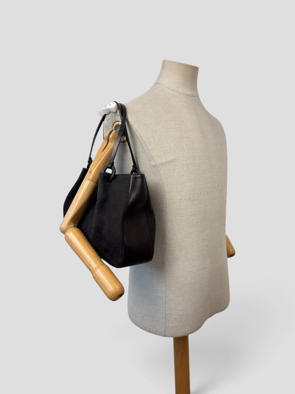 Gucci GG Canvas Ring Tote Shoulder Bag