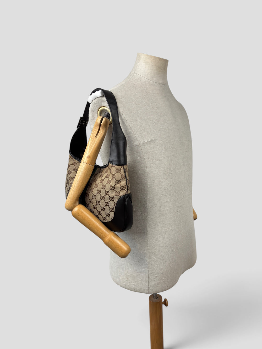 Gucci Jackie Web GG Canvas Shoulder Bag