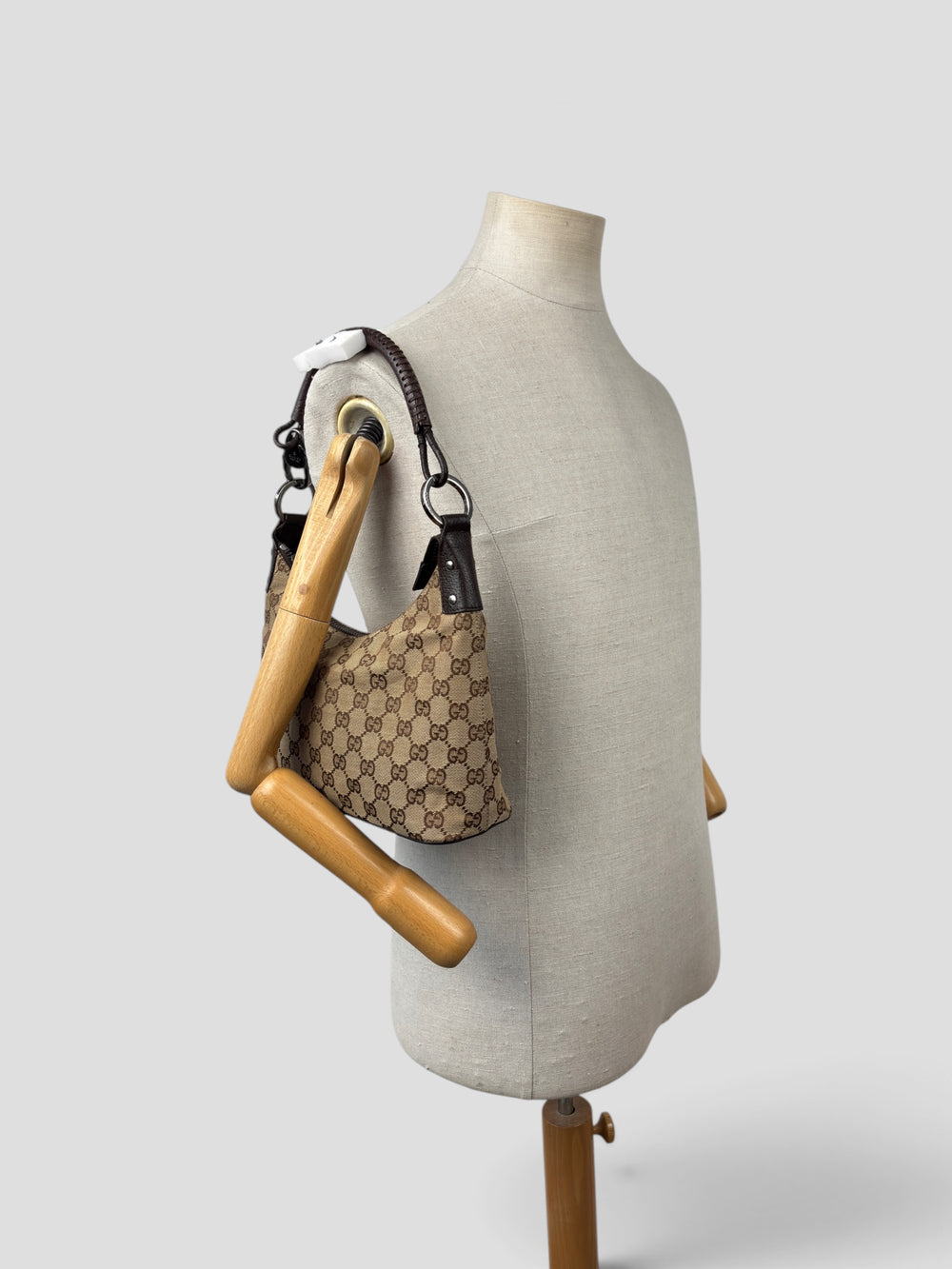 Gucci GG Canvas Small Hobo Shoulder Bag