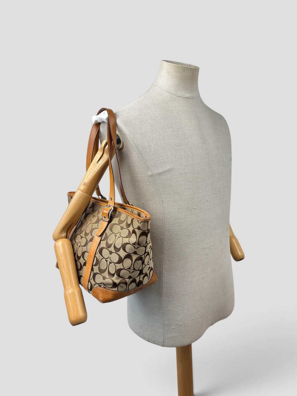 Coach Hamptons Signature Weekend Tote Shoulder Bag