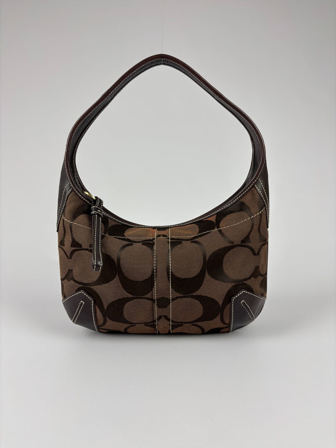 Coach Signature Ergo Hobo Shoulder Bag in Braun, Detailansicht 1