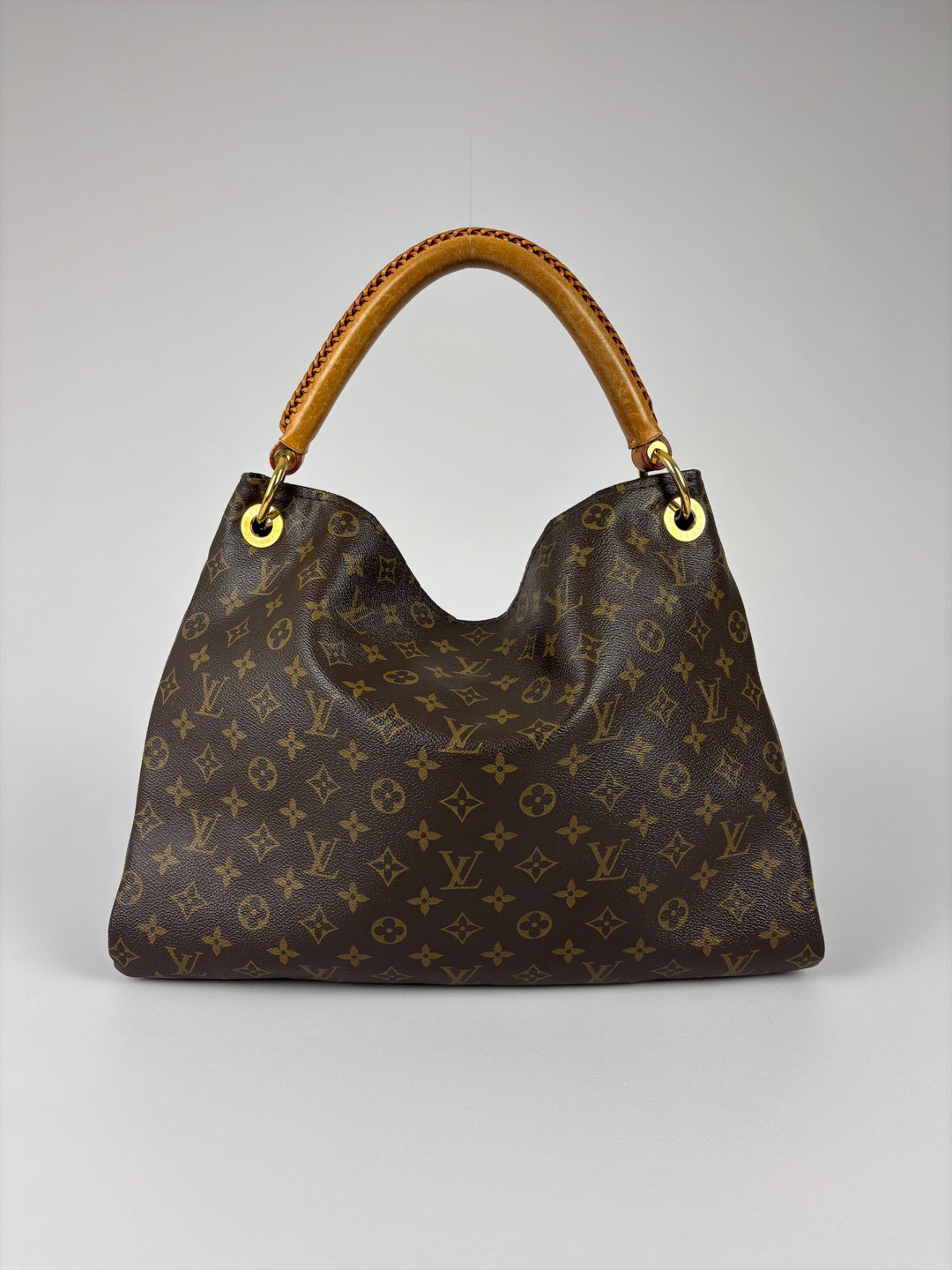 Louis Vuitton Monogram Artsy MM Shoulder Bag in Braun, Detailansicht 1