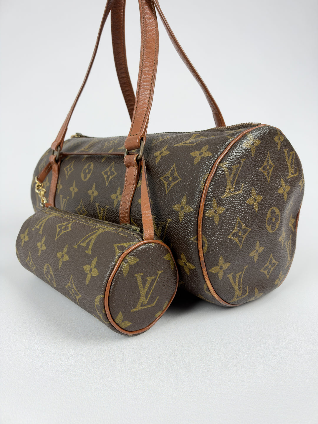 Louis Vuitton Monogram Papillon 30 in Braun/Ebenholz, Detailansicht 1