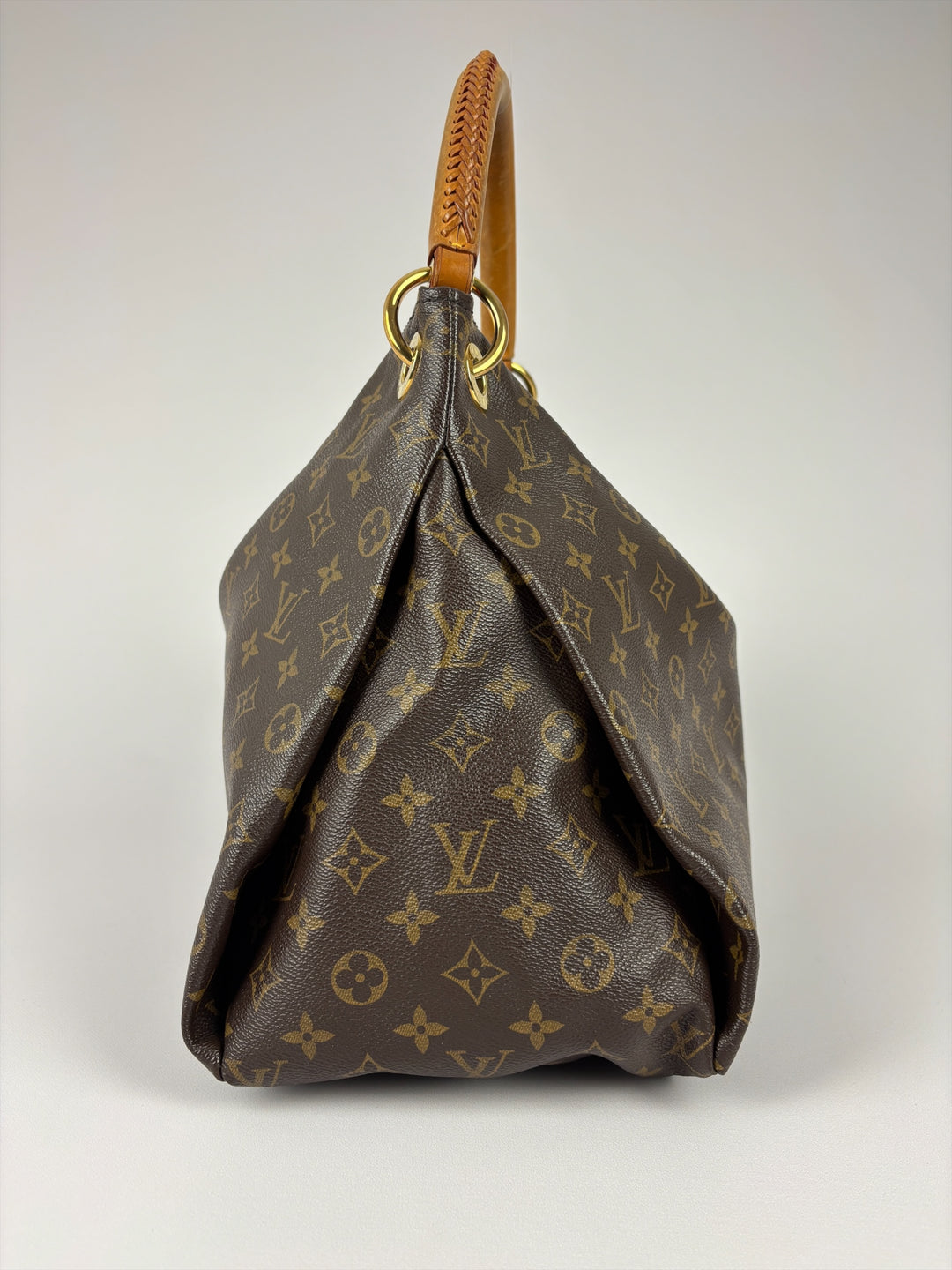Louis Vuitton Monogram Artsy MM Shoulder Bag in Braun, Detailansicht 2