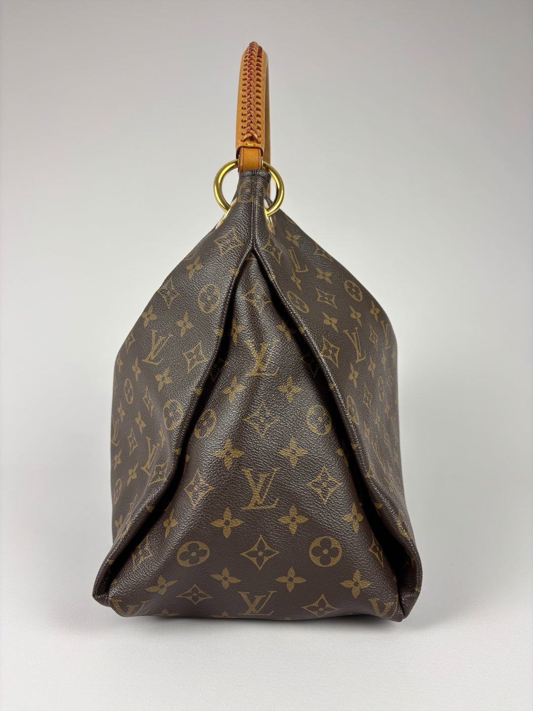 Louis Vuitton Monogram Artsy MM Shoulder Bag in Braun, Detailansicht 4
