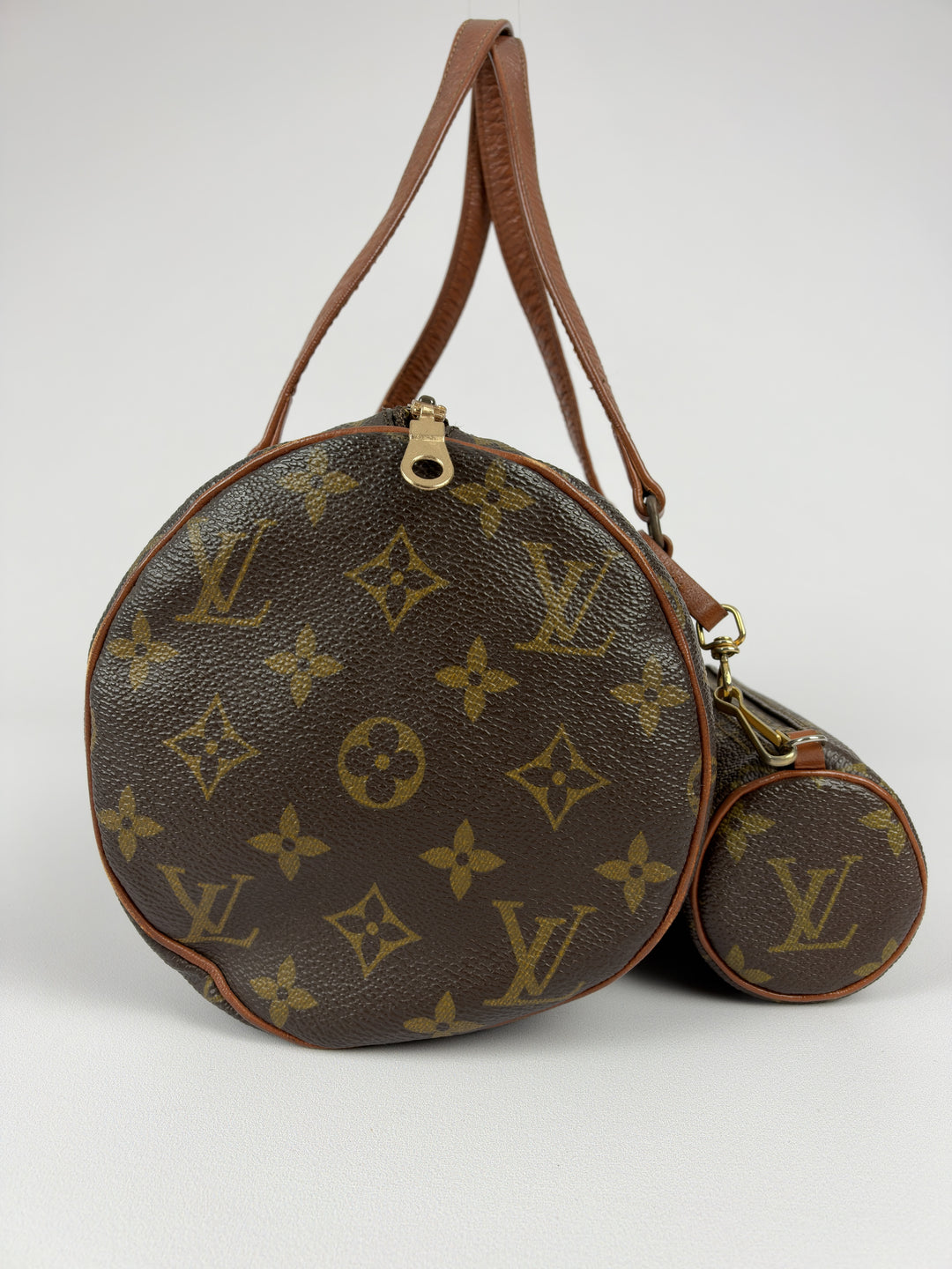 Louis Vuitton Monogram Papillon 30 in Braun/Ebenholz, Detailansicht 4