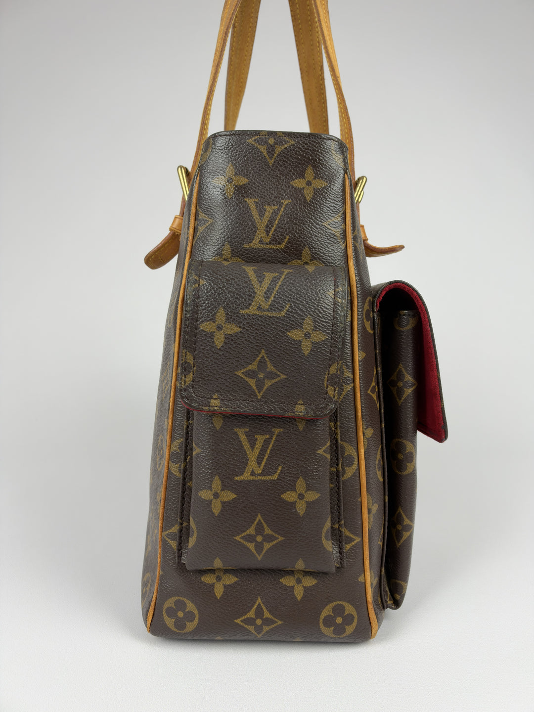 Louis Vuitton Monogram Multipli-Cité Shoulder Bag in Braun, Detailansicht 4