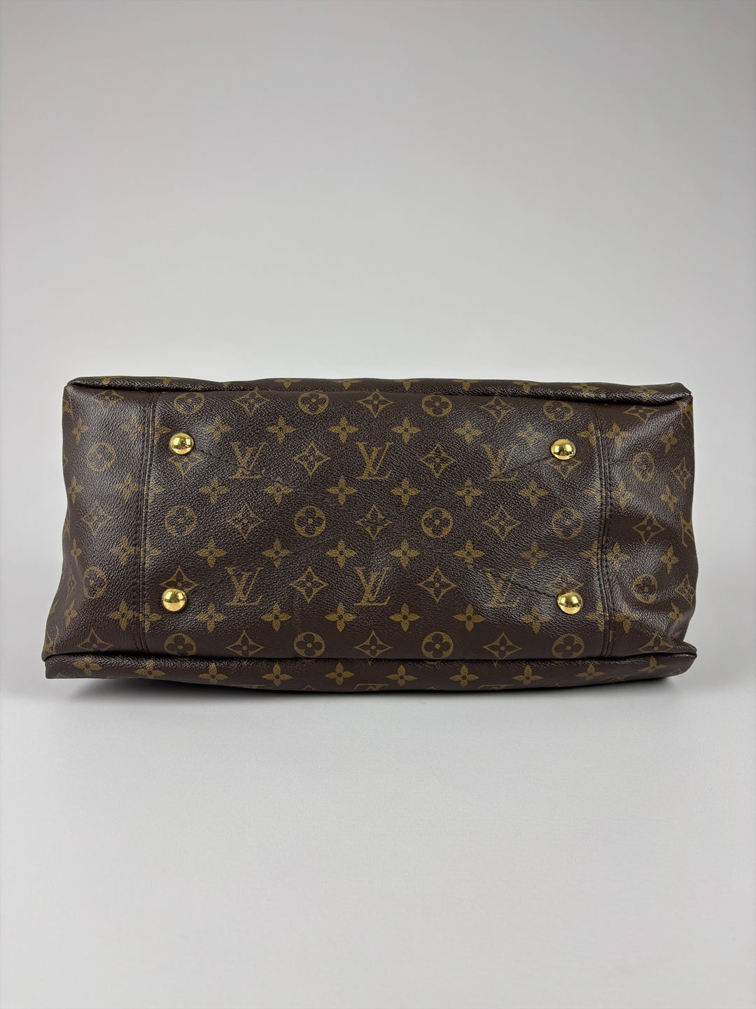 Louis Vuitton Monogram Artsy MM Shoulder Bag in Braun, Detailansicht 5