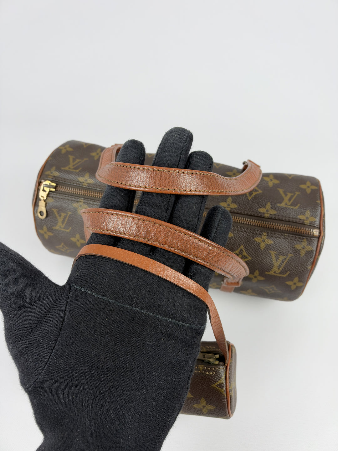 Louis Vuitton Monogram Papillon 30 in Braun/Ebenholz, Detailansicht 7