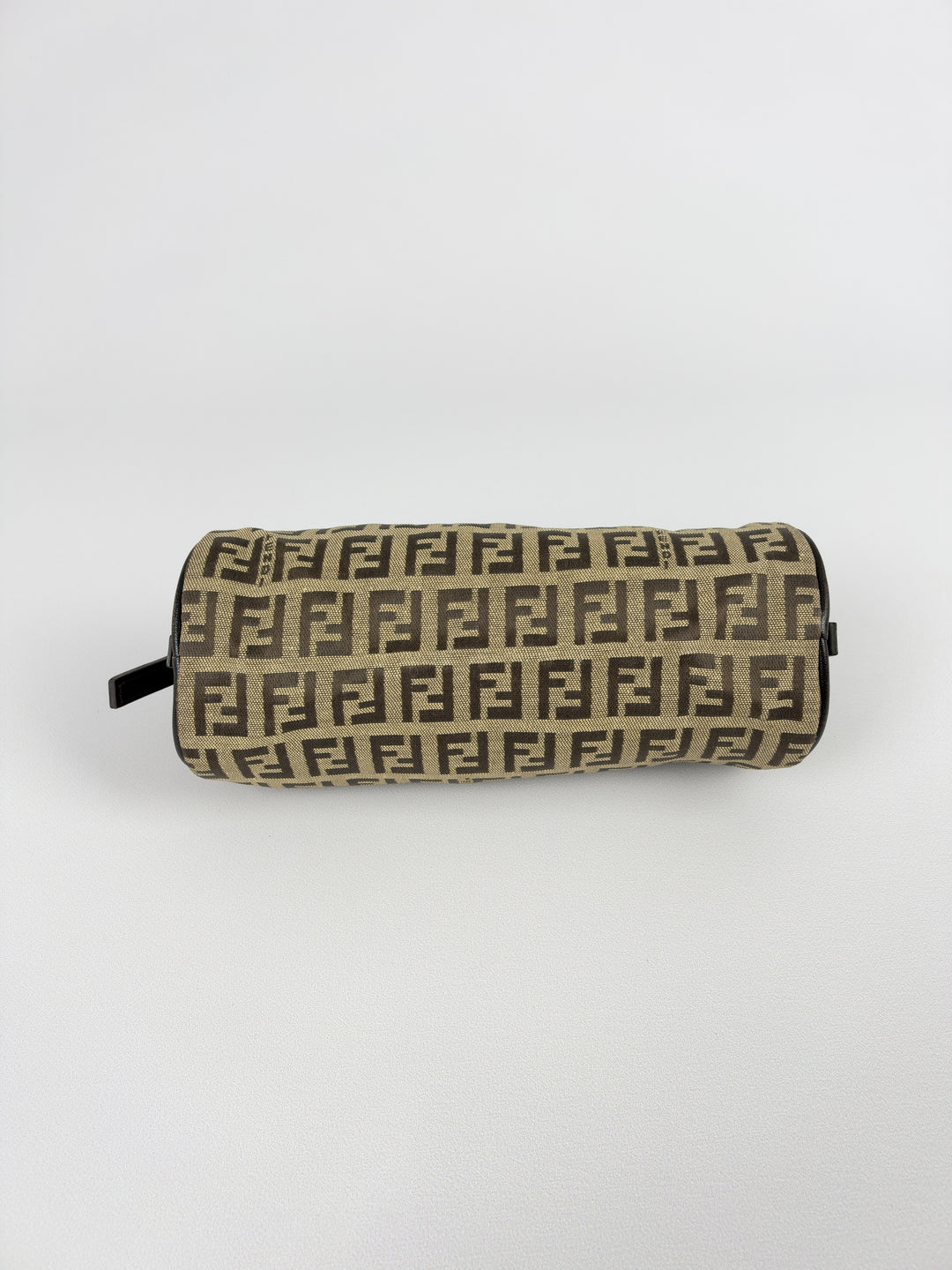 Fendi Zucchino Mini Cylinder Bag in Beige/Braun, Detailansicht 7