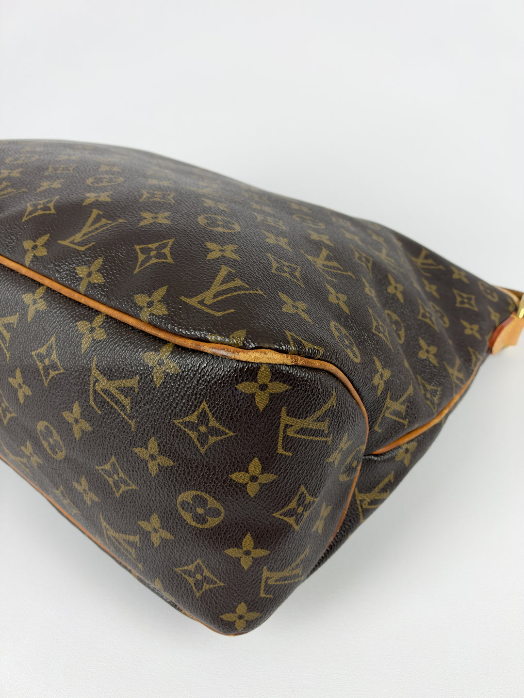 Louis Vuitton Monogram Delightful MM Shoulder Bag in Braun/Ebenholz, Detailansicht 8
