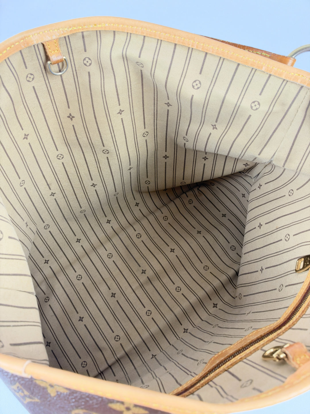 Louis Vuitton Monogram Delightful MM Shoulder Bag in Braun/Ebenholz, Detailansicht 12