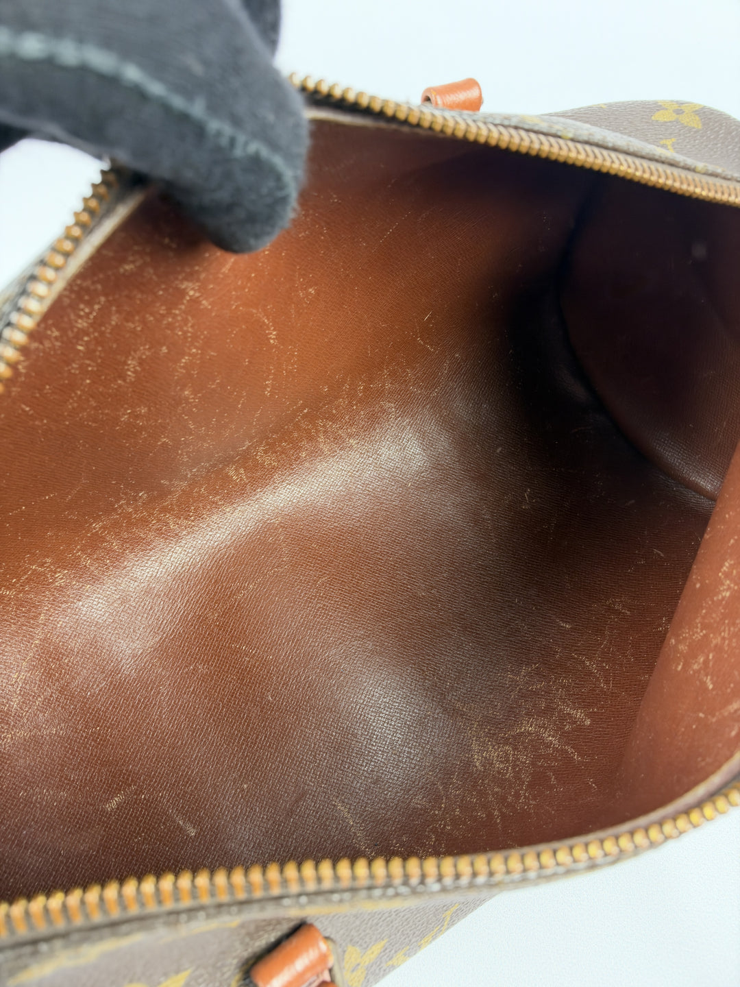 Louis Vuitton Monogram Papillon 30 in Braun/Ebenholz, Detailansicht 13