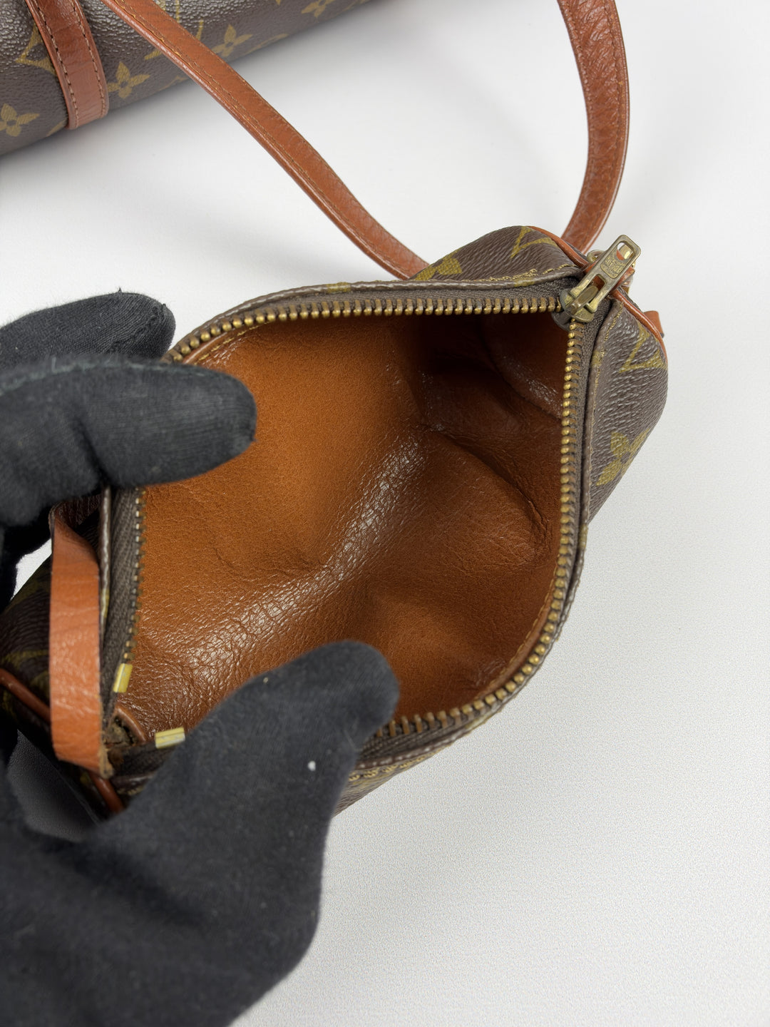 Louis Vuitton Monogram Papillon 30 in Braun/Ebenholz, Detailansicht 14
