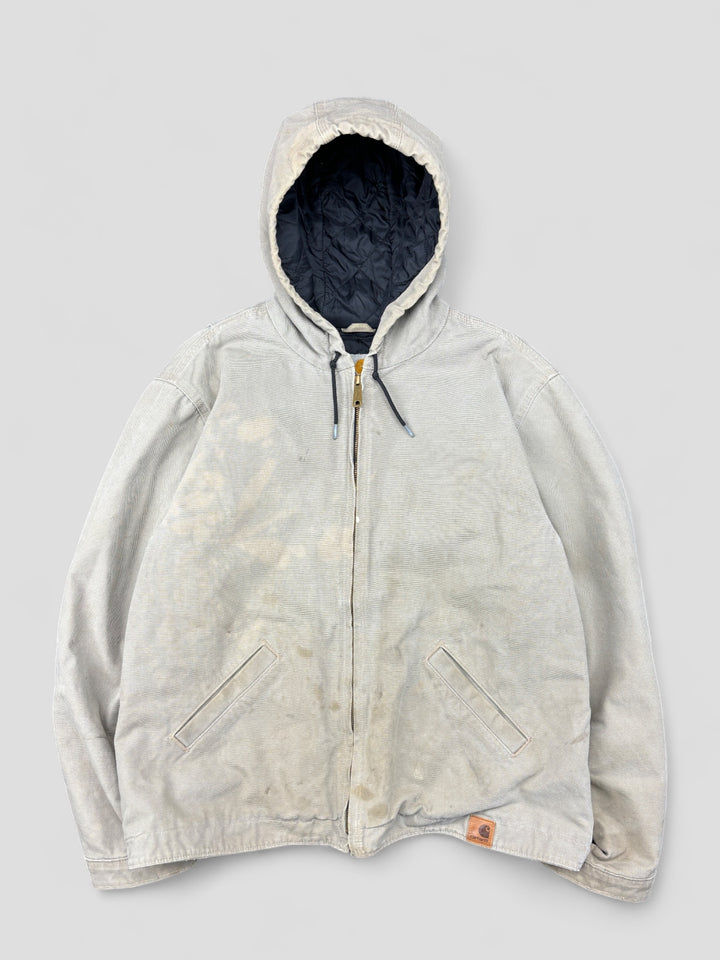 Carhartt Active workwear Jacket Used Look Grey, vintage carharrt jacke grau