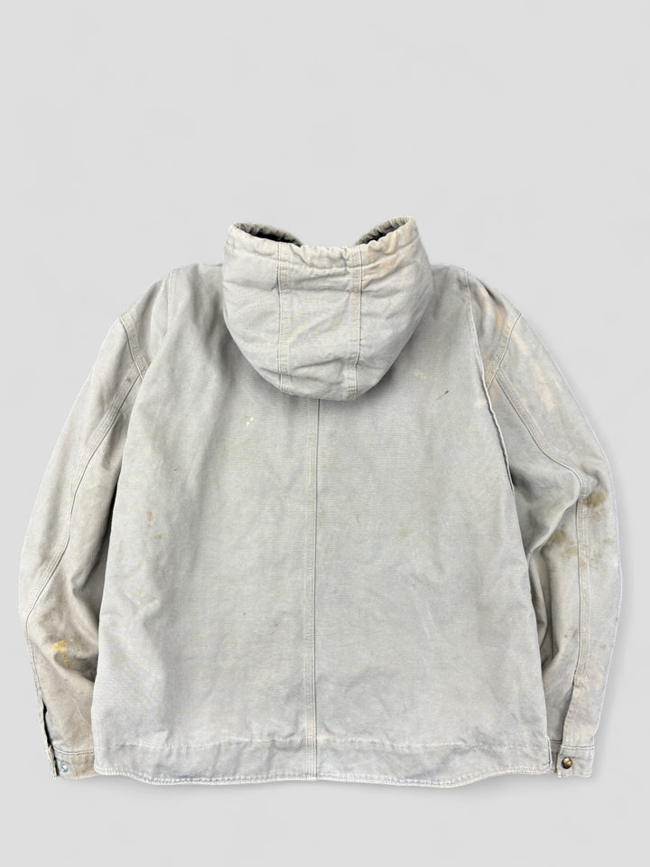 Carhartt Active workwear Jacket Used Look Grey, vintage carharrt jacke grau