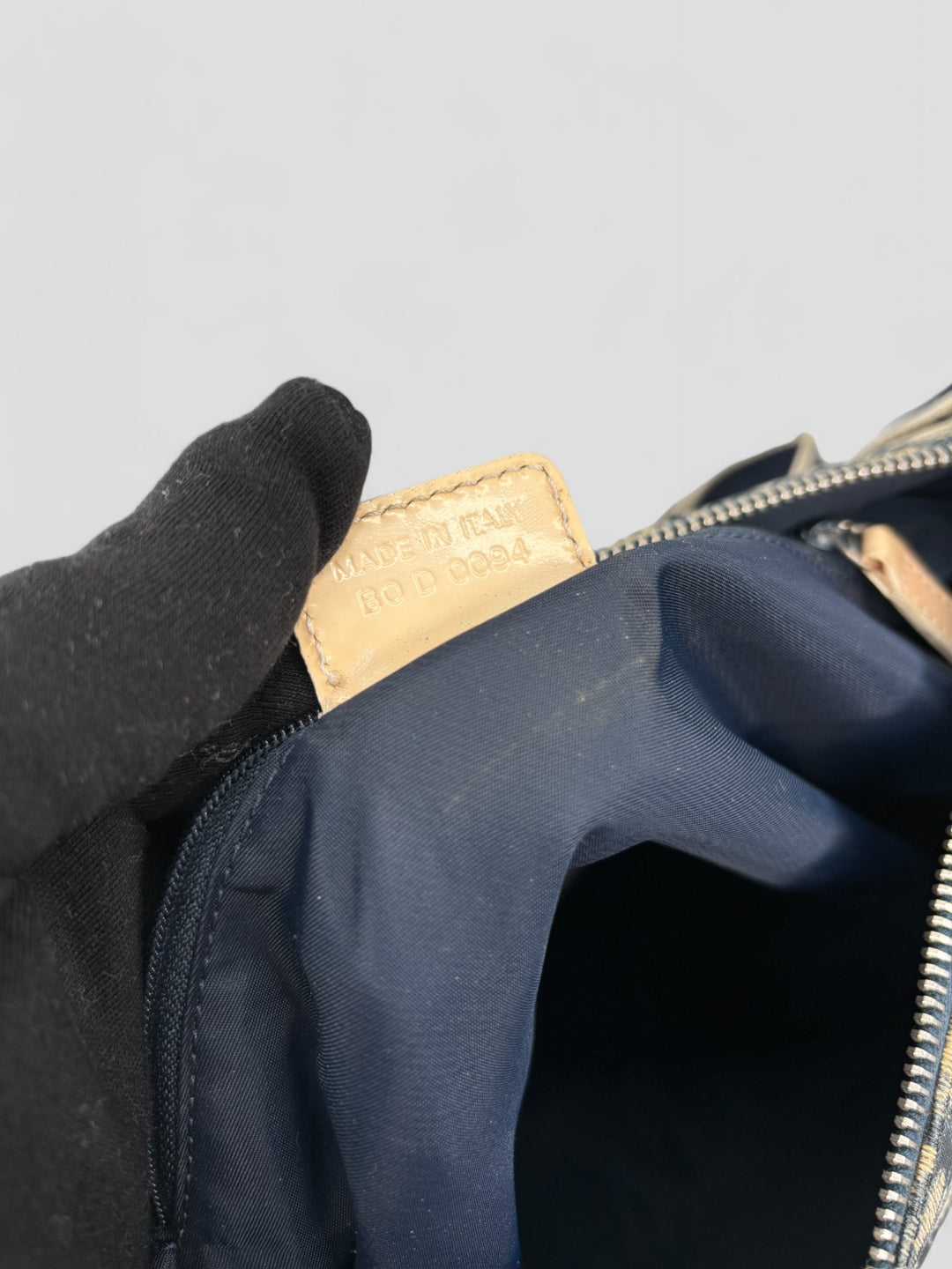 Christian Dior Trotter Canvas Umhängetasche in grau für Herren, second hand dior crossbodybag grey men