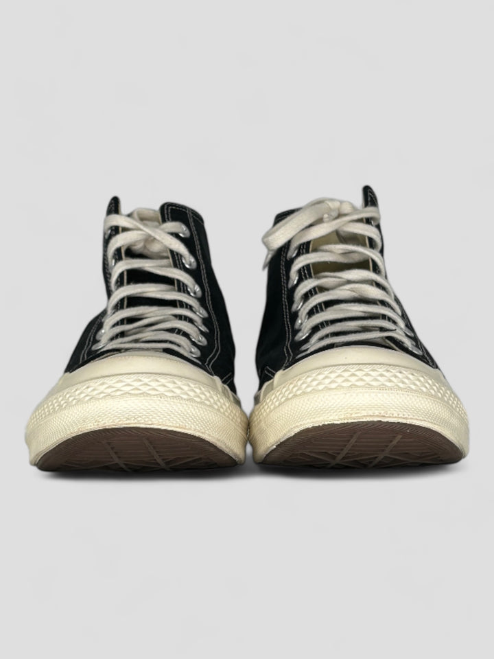 Comme des Garcons Play x Converse Schuh in schwarz, second hand sneaker black