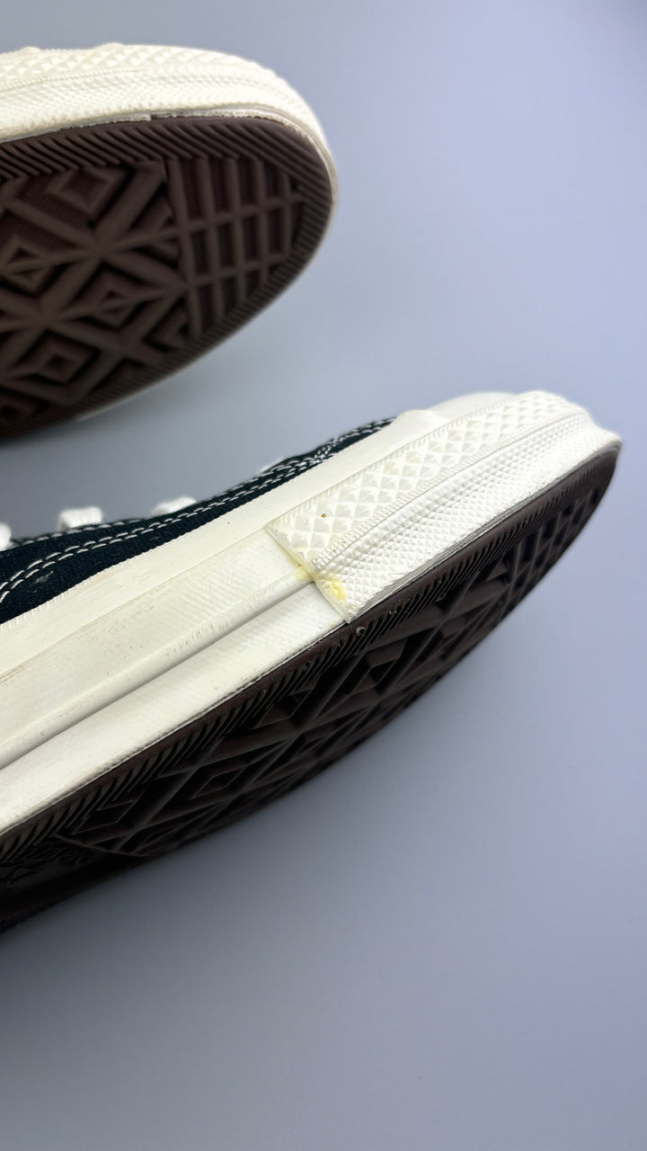 Comme des Garcons Play x Converse Schuh in schwarz, second hand sneaker black