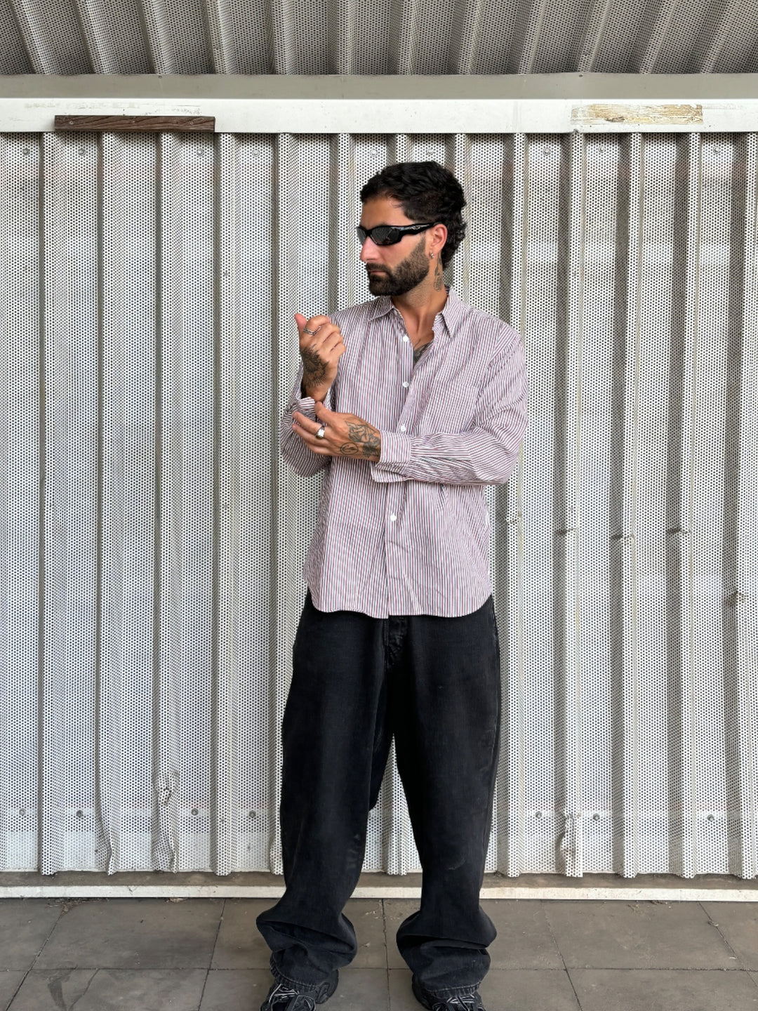 Comme des Garçons Vintage Striped Shirt (M) - SANZ - Vintage Designer Fashion