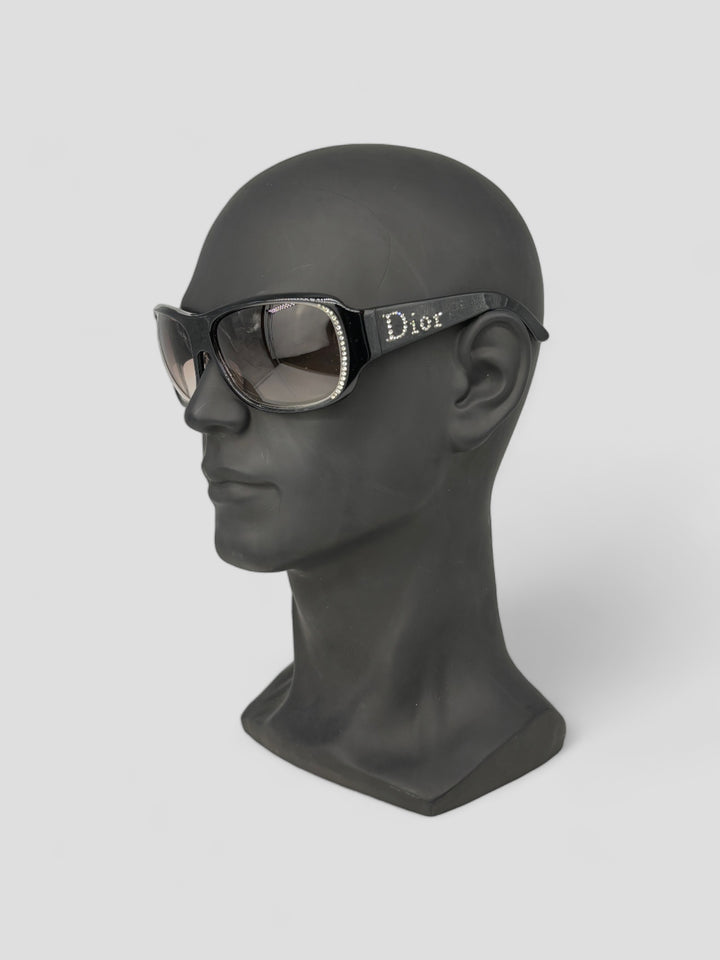 Dior Vintage WMS Sonnenbrille für Damen schwarz, black second hand dior sunglasses women