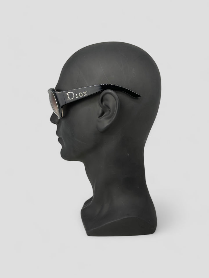 Dior Vintage WMS Sonnenbrille für Damen schwarz, black second hand dior sunglasses women