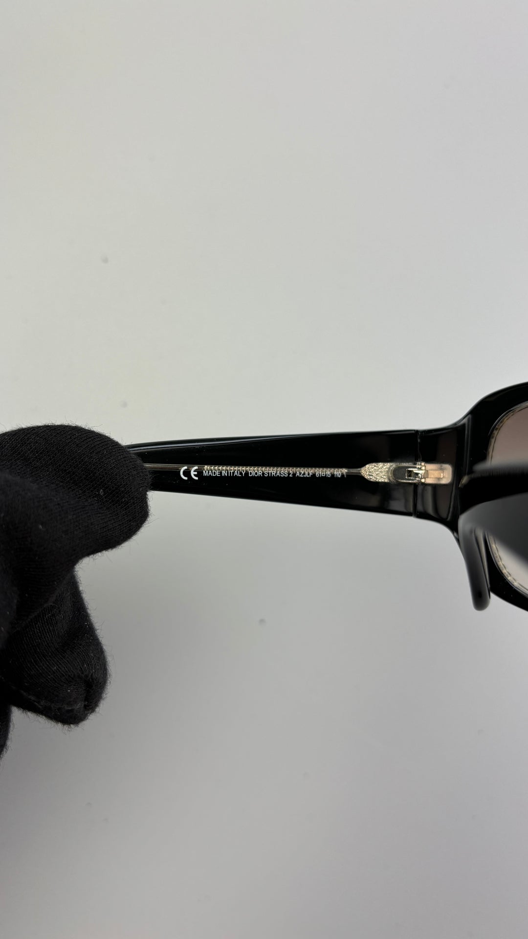 Dior Vintage WMS Sonnenbrille für Damen schwarz, black second hand dior sunglasses women