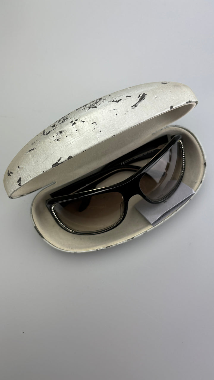 Dior Vintage WMS Sonnenbrille für Damen schwarz, black second hand dior sunglasses women