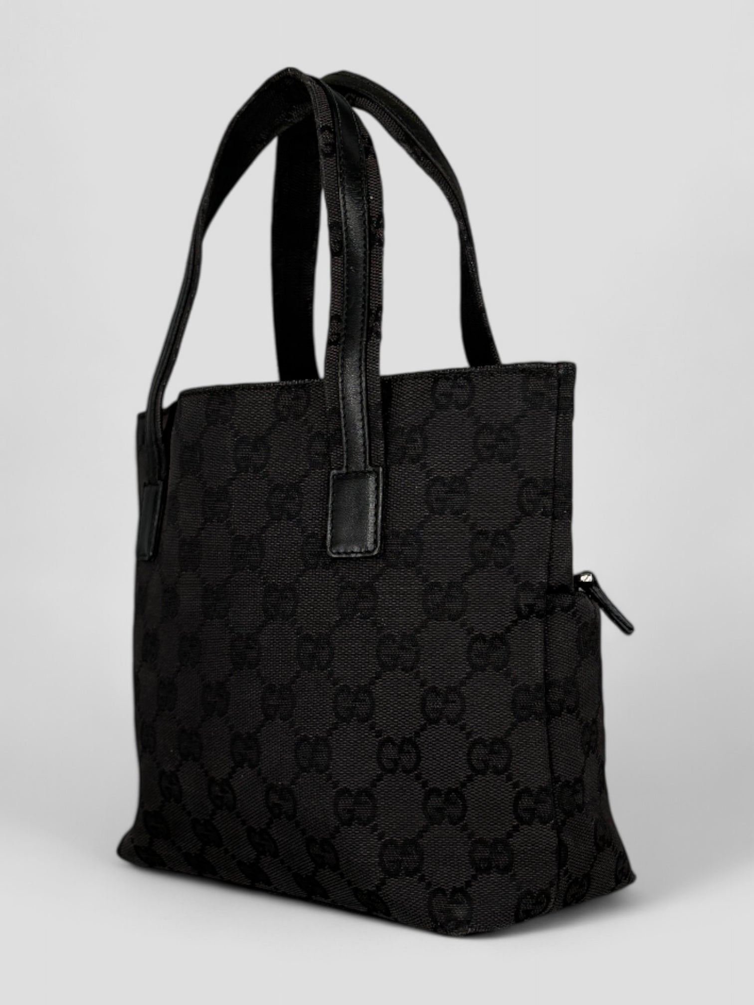 Black gucci monogram handbag new arrivals
