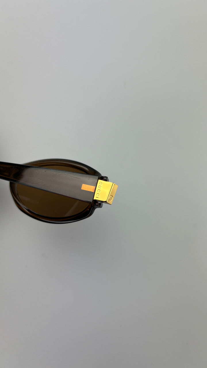 Gucci Vintage Sunglasses Brown, braune vintage sonnenbrille braun