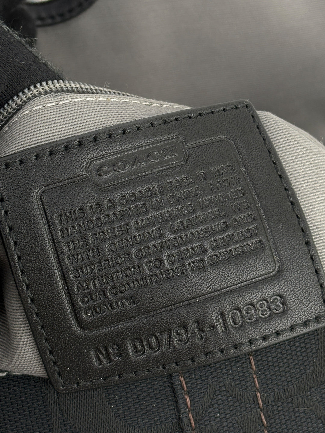 Coach Signature Turnlock Flap Shoulder Bag