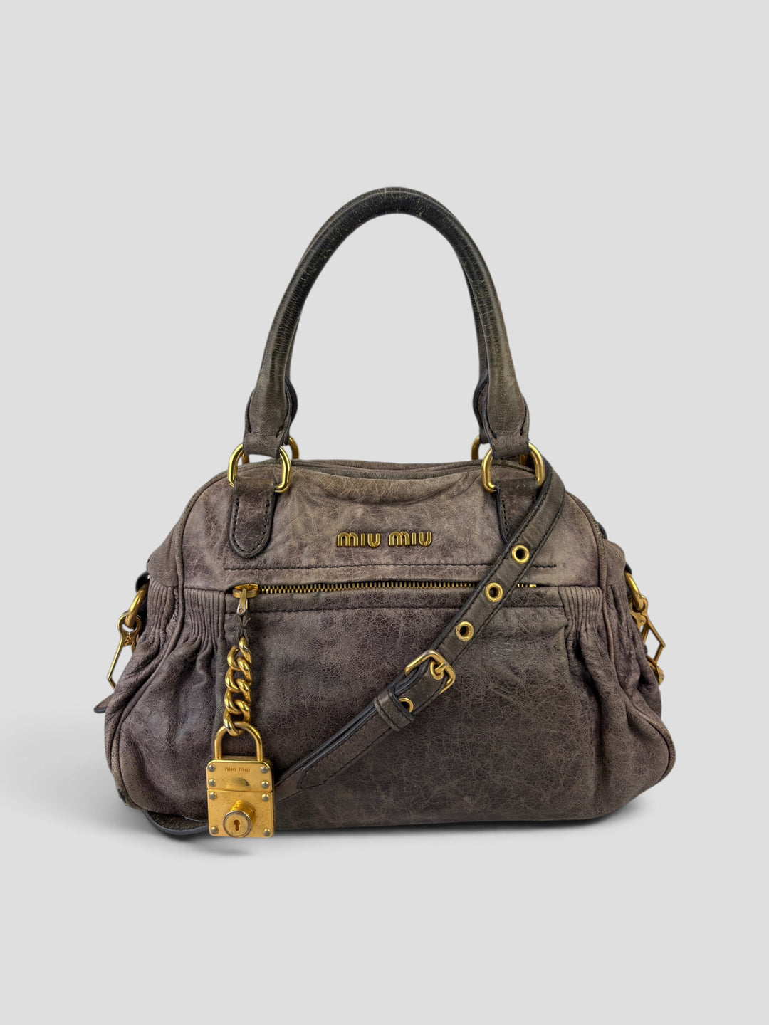 Miu Miu Vitello Lux Satchel / Handbag / Crossbody-Bag