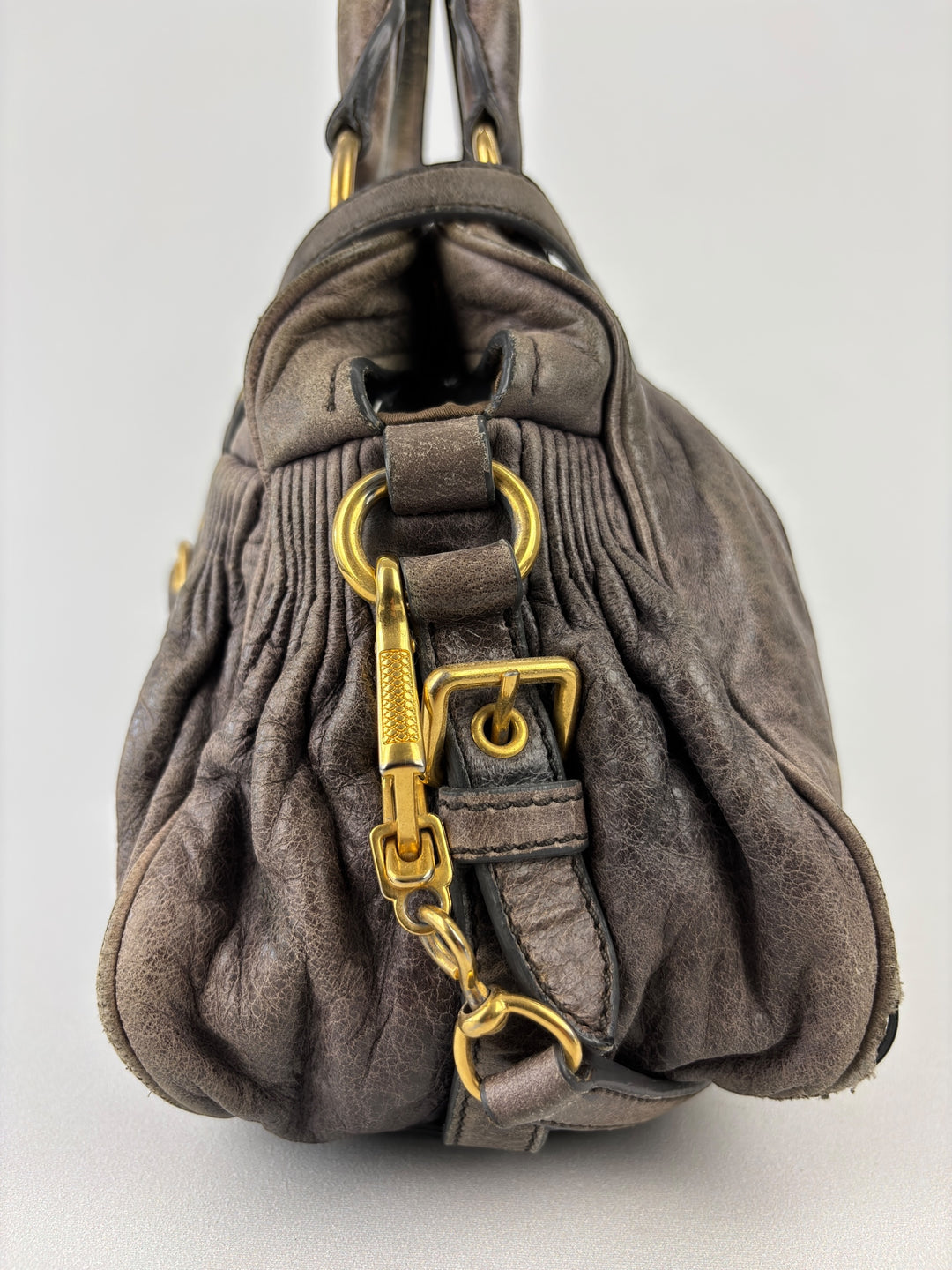 Miu Miu Vitello Lux Satchel / Handbag / Crossbody-Bag