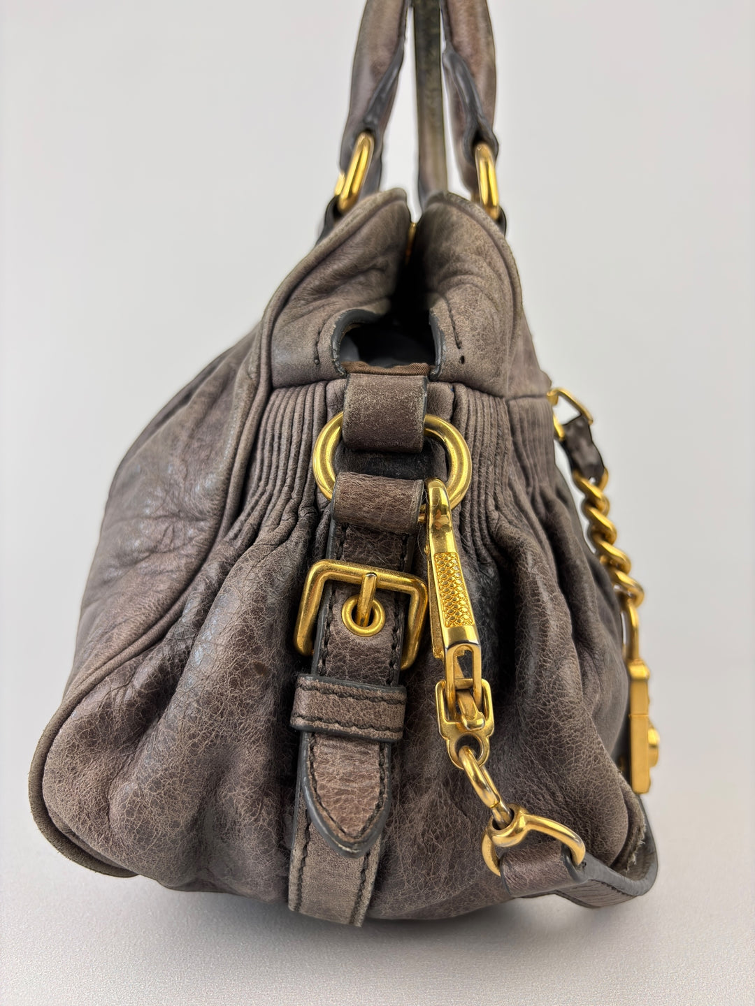 Miu Miu Vitello Lux Satchel / Handbag / Crossbody-Bag