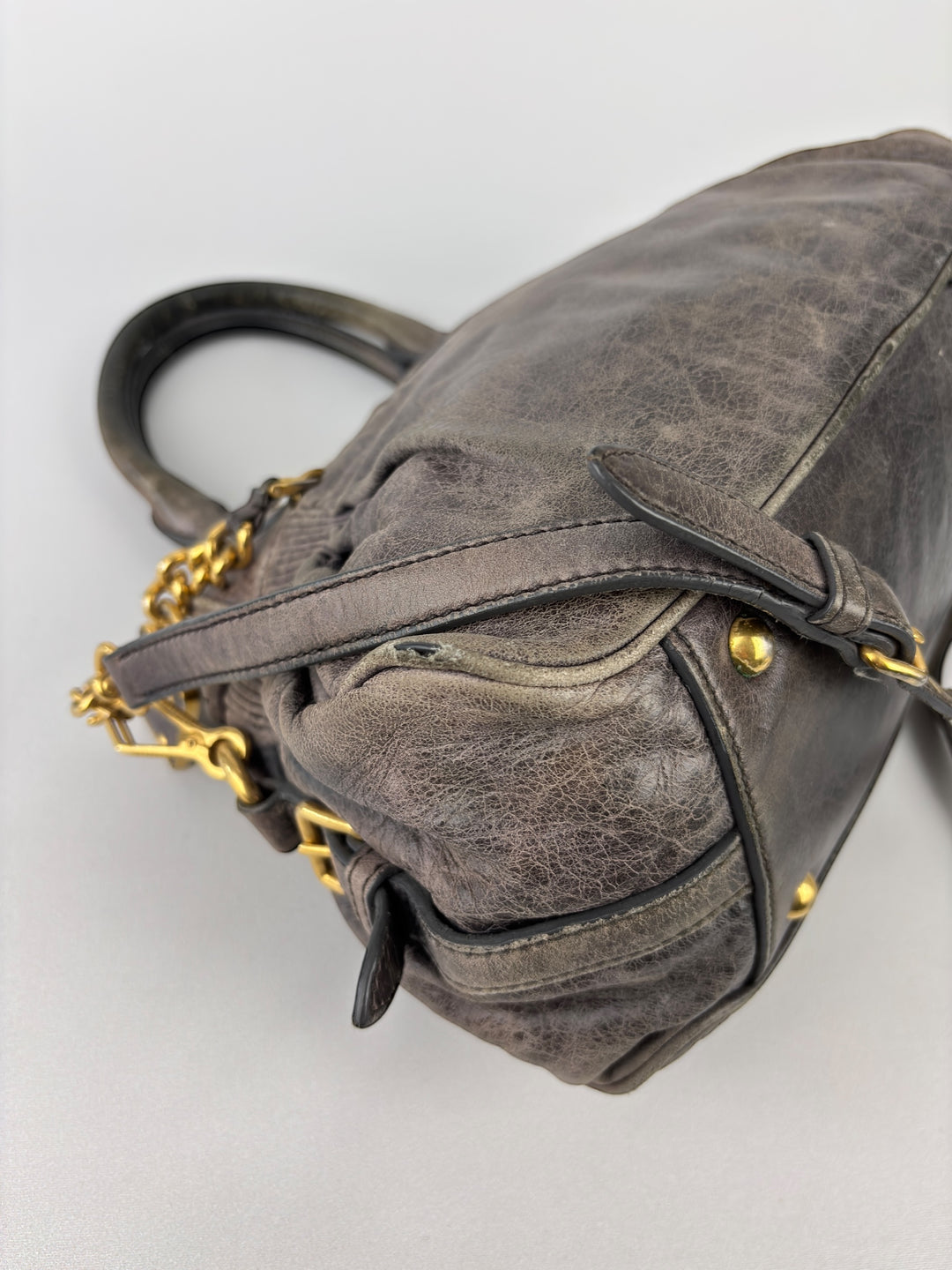 Miu Miu Vitello Lux Satchel / Handbag / Crossbody-Bag