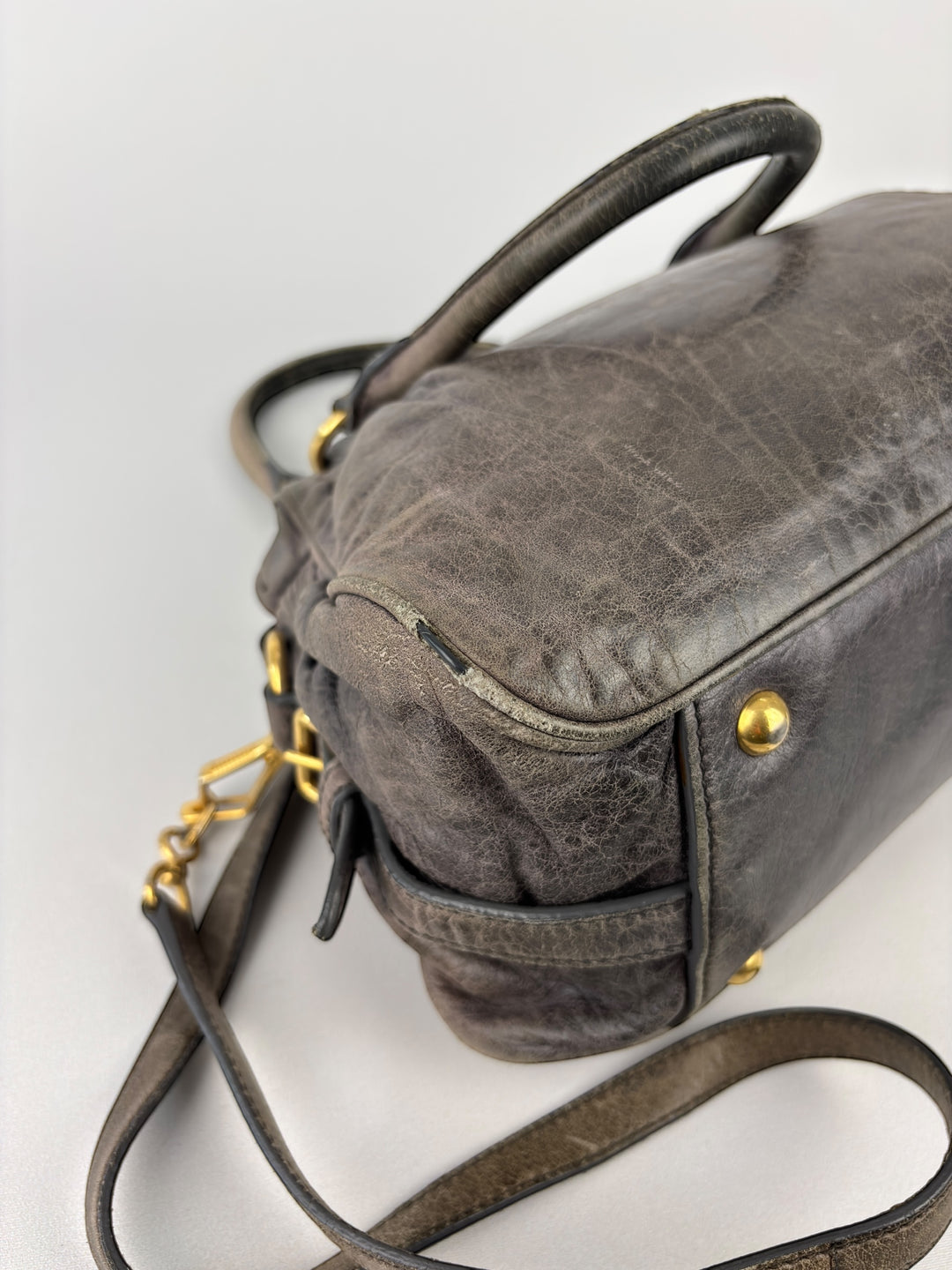 Miu Miu Vitello Lux Satchel / Handbag / Crossbody-Bag