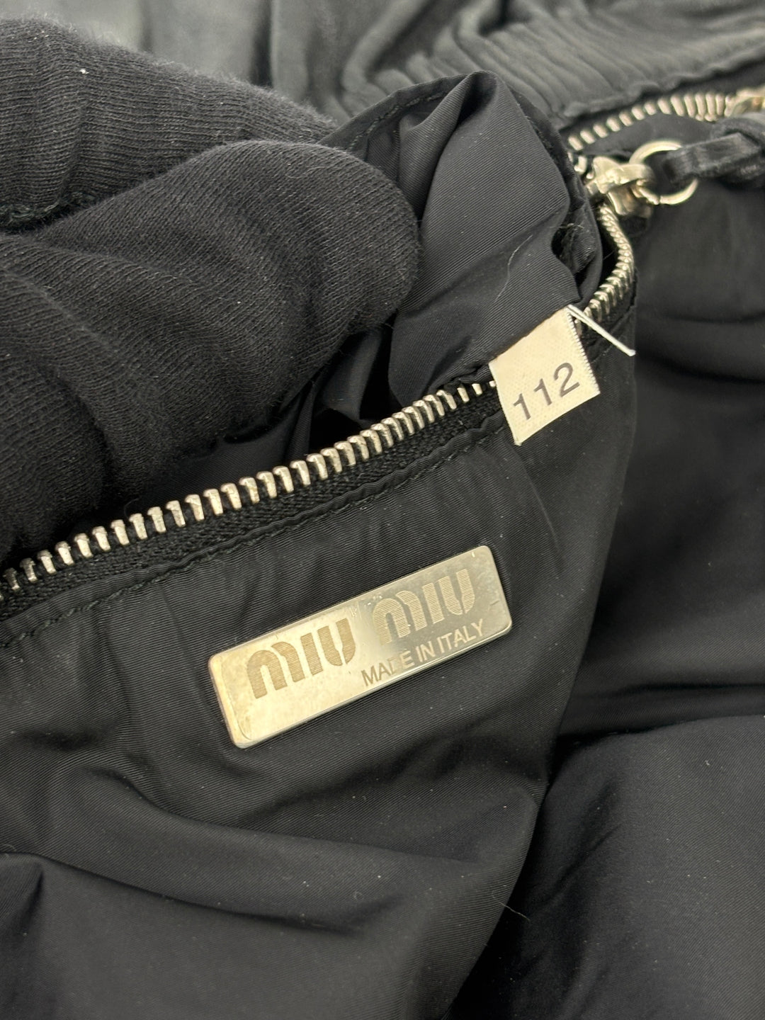 Miu Miu Vitello Archive  Ruched Leather Hobo / Shoulder-Bag (Halfmoon Banana)