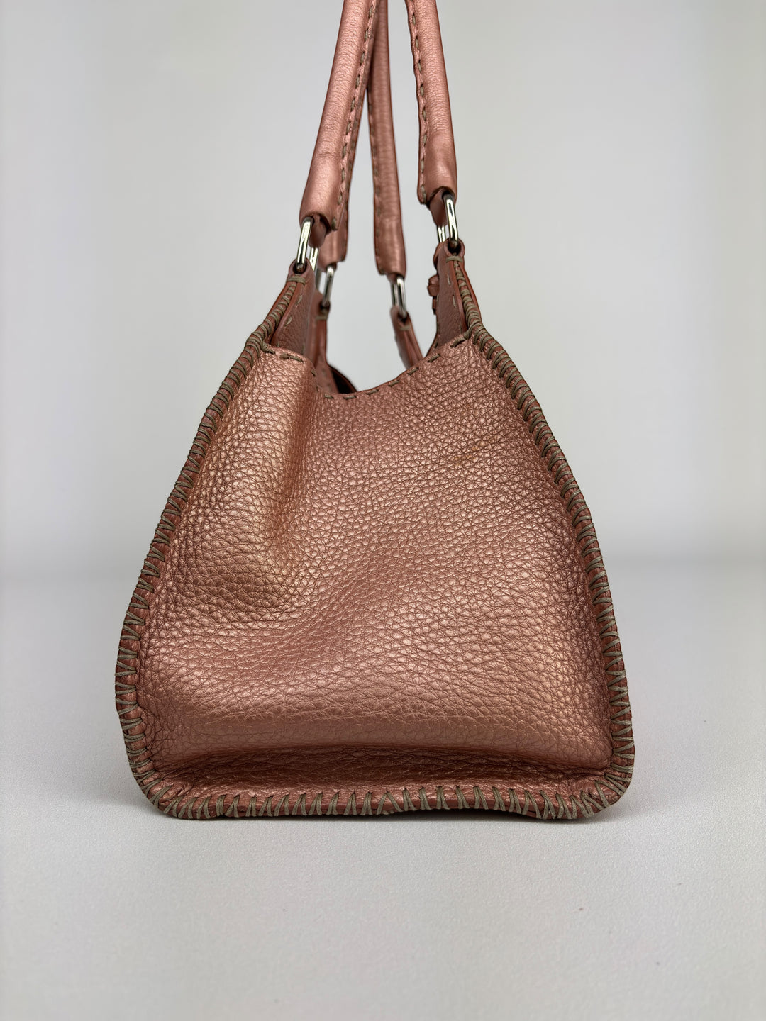 Fendi Selleria Leather Buckle Shoulder-Bag