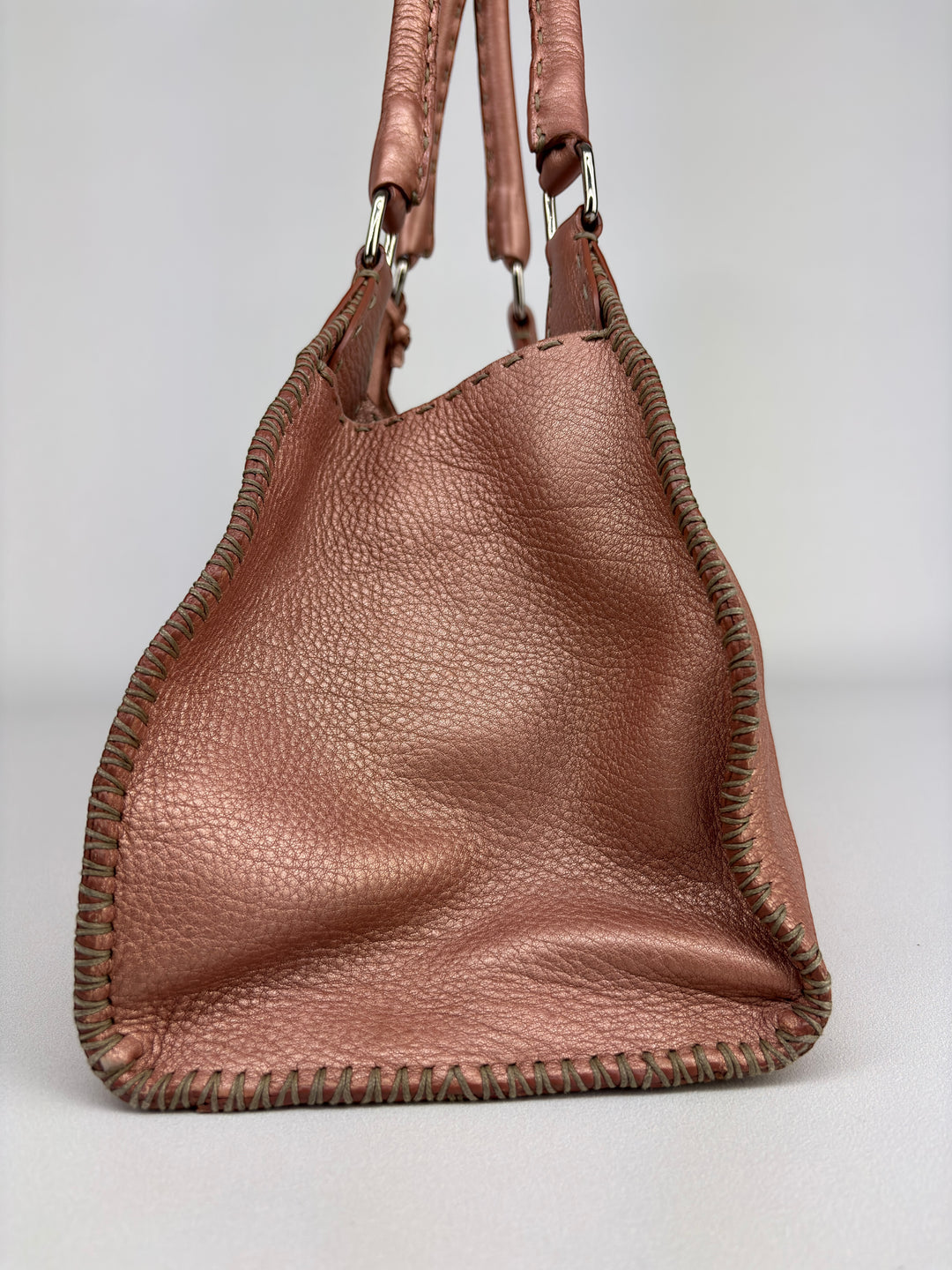 Fendi Selleria Leather Buckle Shoulder-Bag