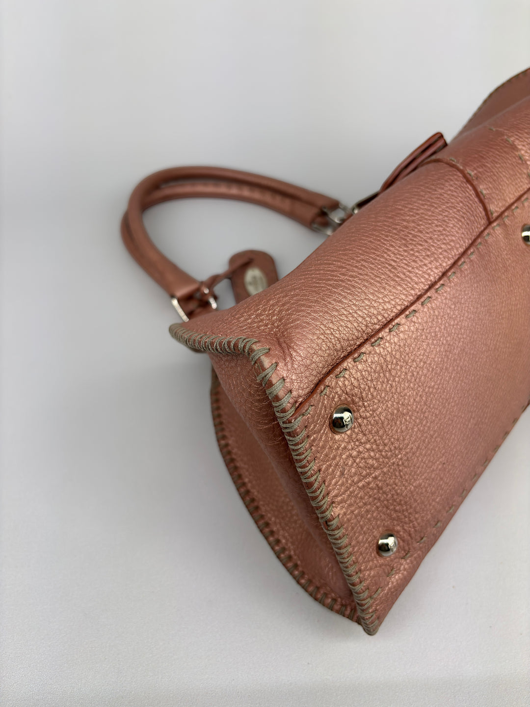 Fendi Selleria Leather Buckle Shoulder-Bag