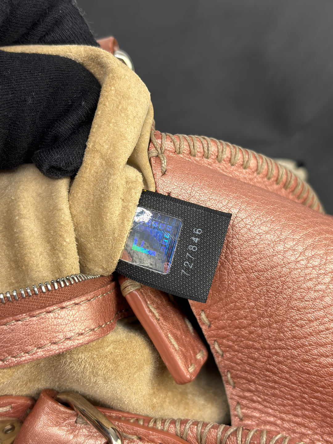 Fendi Selleria Leather Buckle Shoulder-Bag