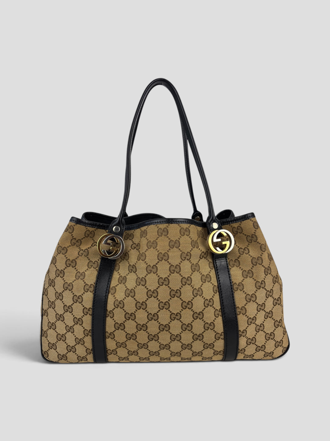 Gucci GG Canvas Abbey Twins Tote / Shoulder-Bag