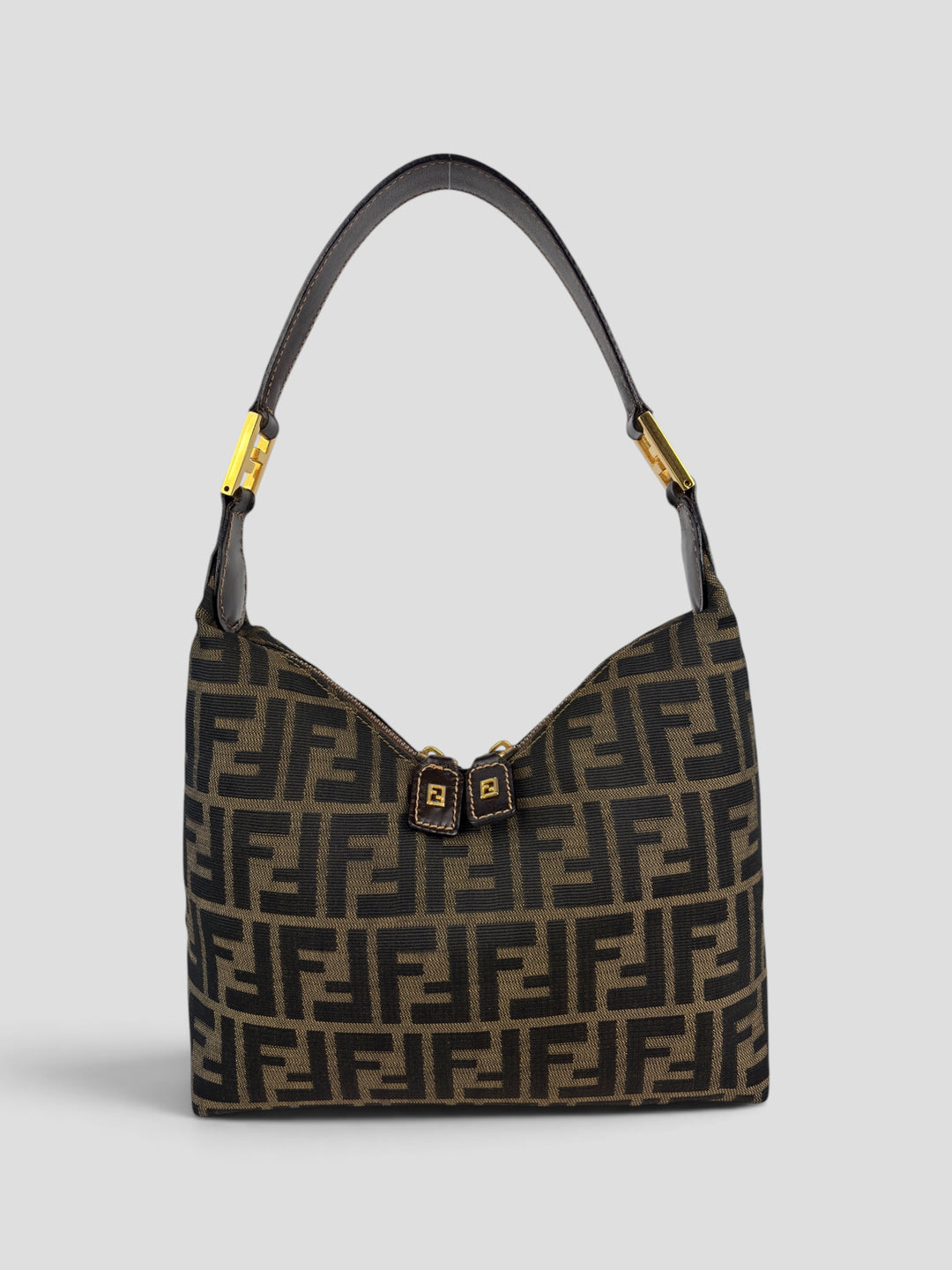 Fendi Zucca Canvas Hobo / Shoulder-Bag