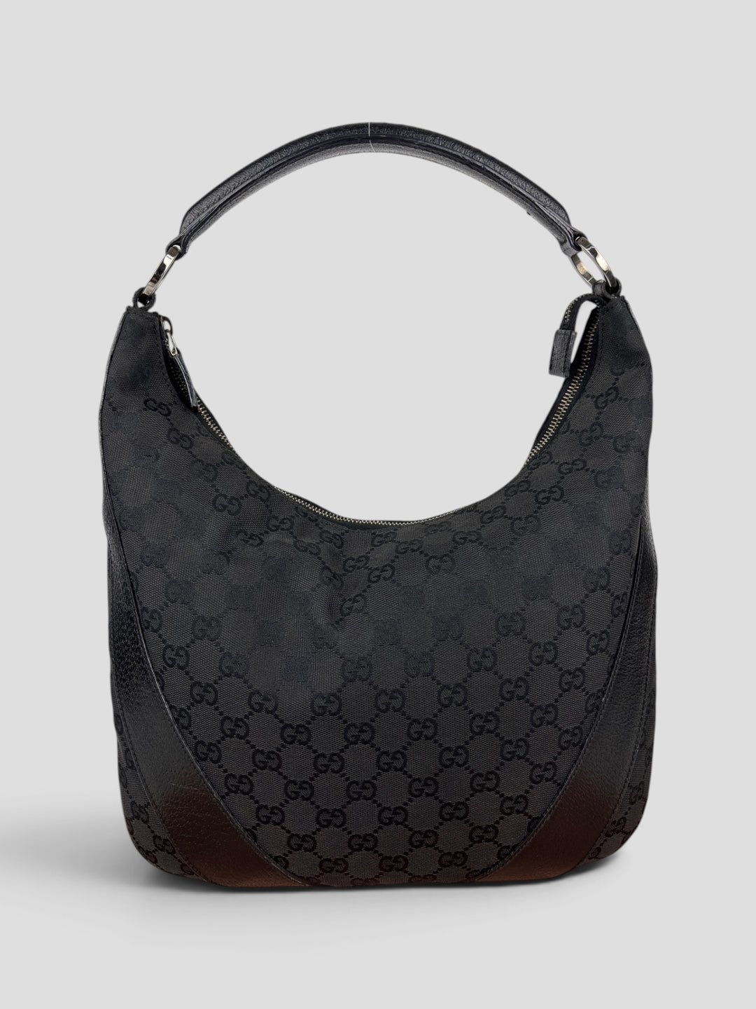 Gucci GG Canvas Hobo/Shoulder-Bag (Croissant Halfmoon)
