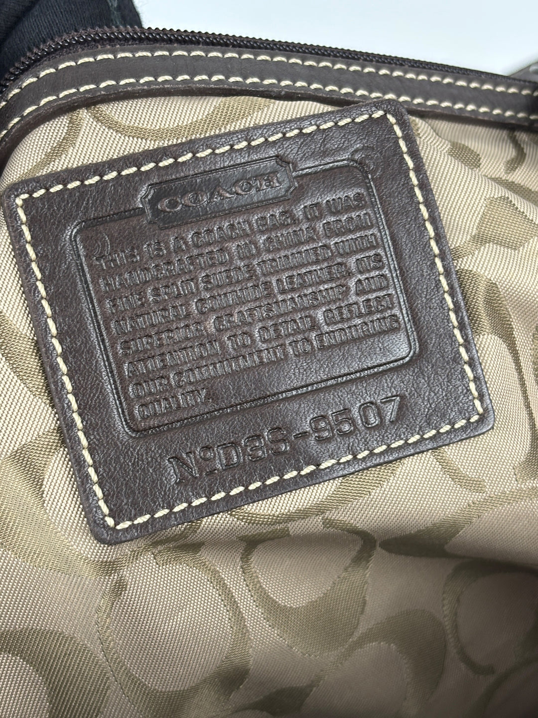 Coach Soho Suede Flap Satchel Shoulder Bag in Cognacbraun, Ansicht 10