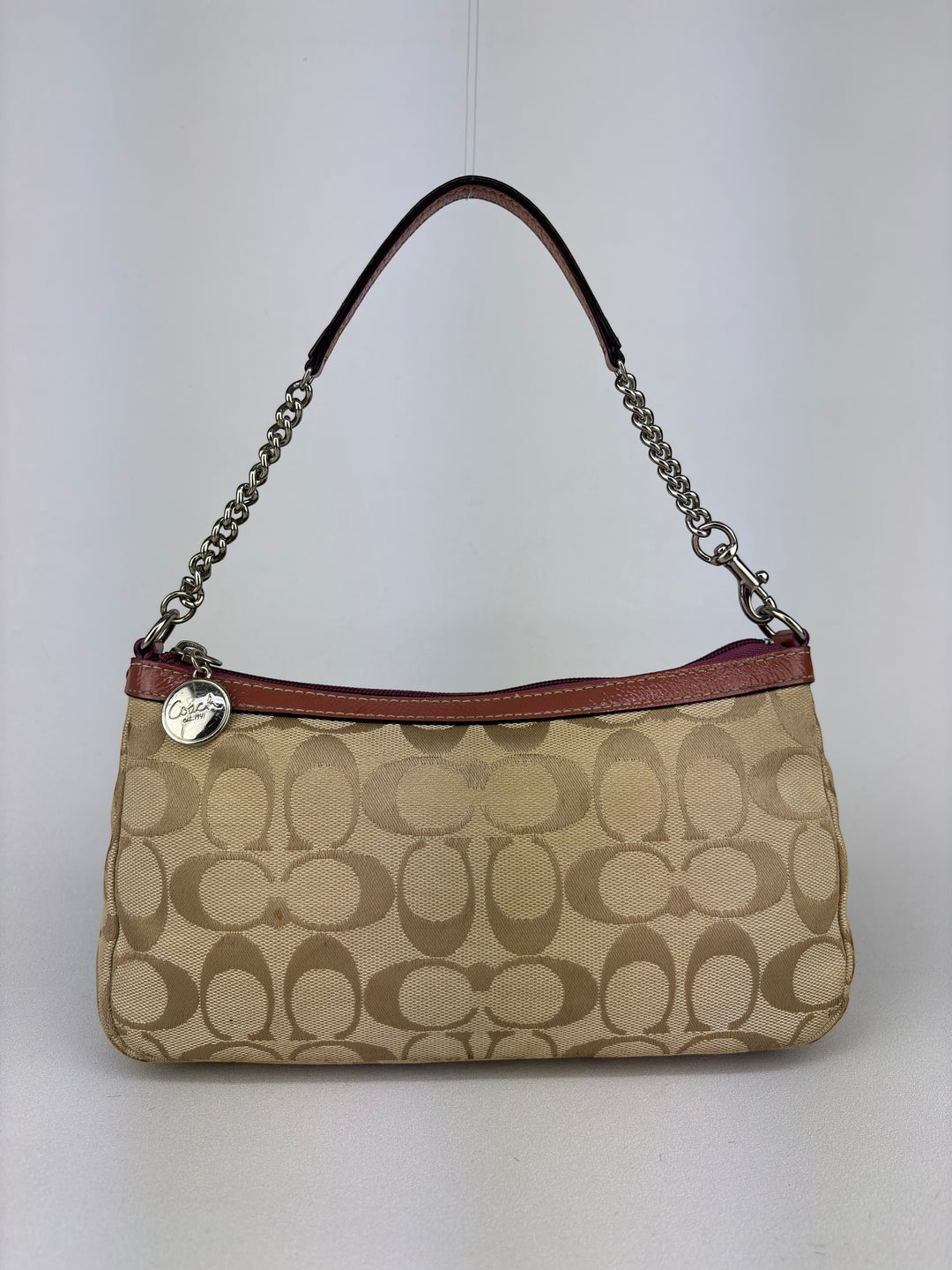 Coach Signature Chain Pochette Shoulder-Bag