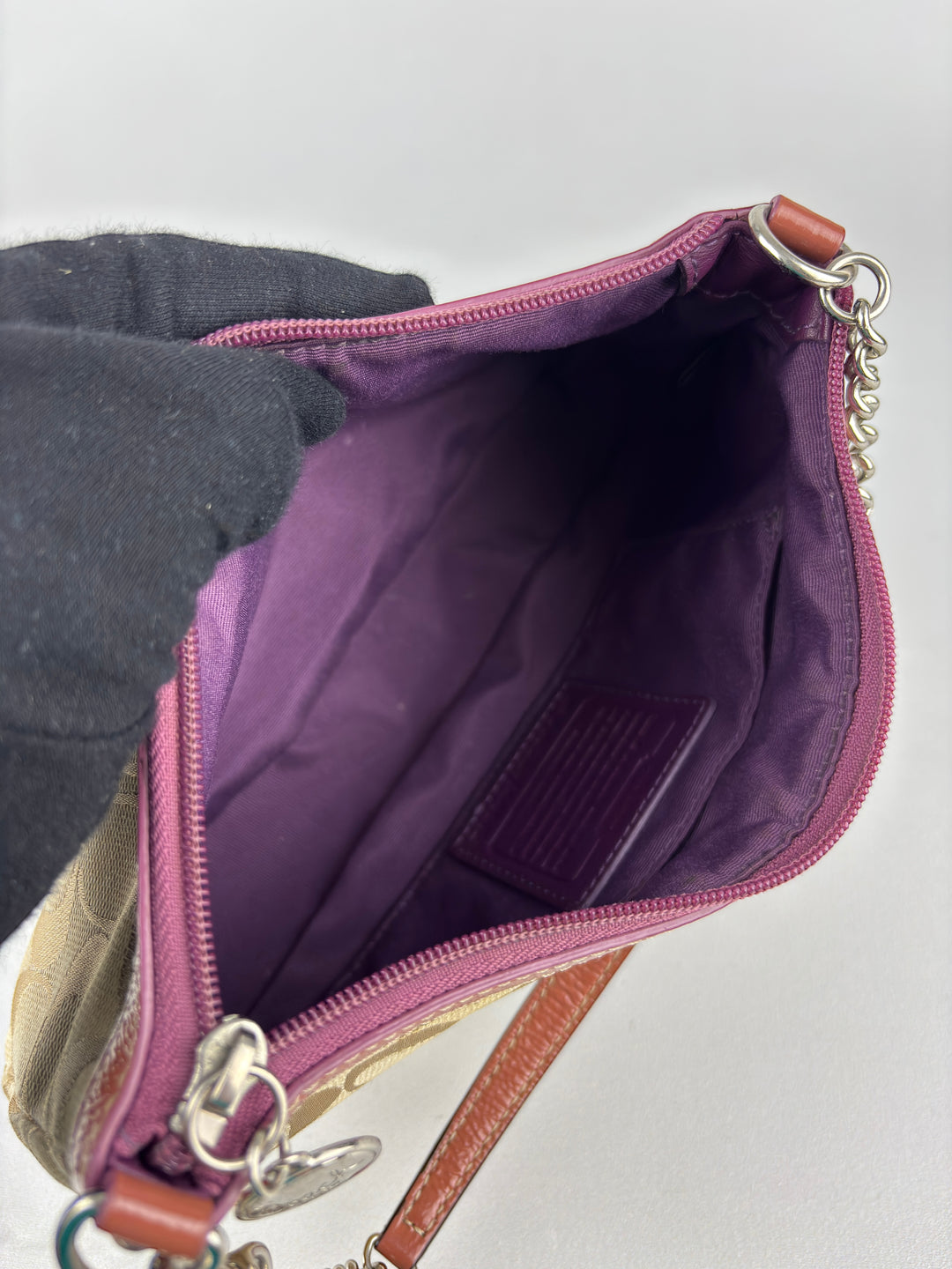 Coach Signature Chain Pochette Shoulder-Bag